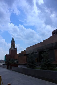 kremlin tower with clocks