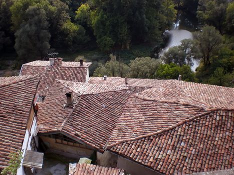 city view with old houses, Veliko Turnovo Bulgaria