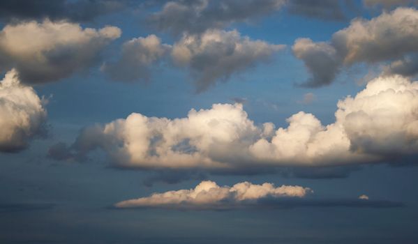 Shot of fleecy clouds - fleece - cirrocumulus