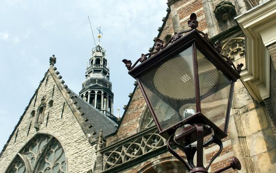 Detail of church in Amsterdam