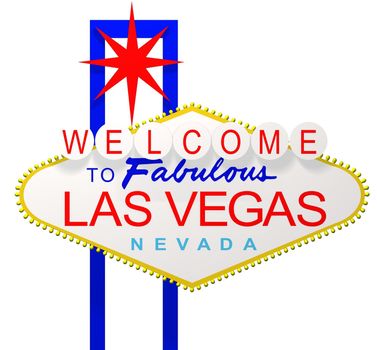 Rendered Las Vegas Nevada sign 