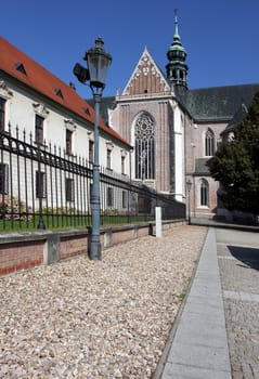 Building of Monastery at Mendel square in Brno, Czech Republic