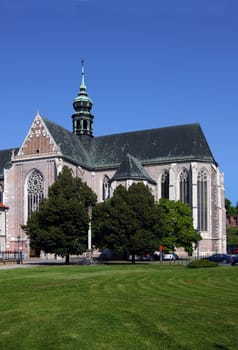 Building of Monastery at Mendel square in Brno, Czech Republic