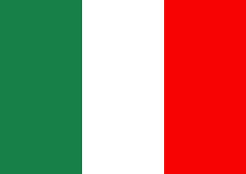 Illustration of a Italian flag