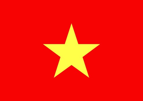 Illustration of a VietNam Flag