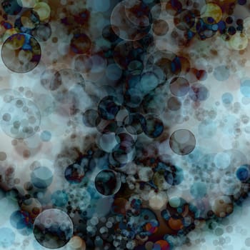 Abstract image - background with bubbles - bokeh