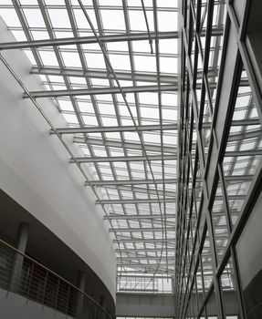 interior of modern office building