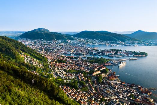 Bergen city in Norway