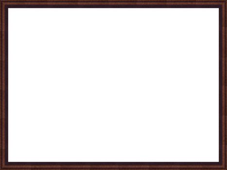 a picture frame on a white