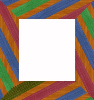 a picture gold frame on a white