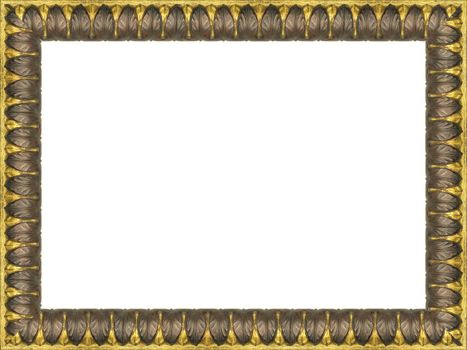 a picture frame on a white