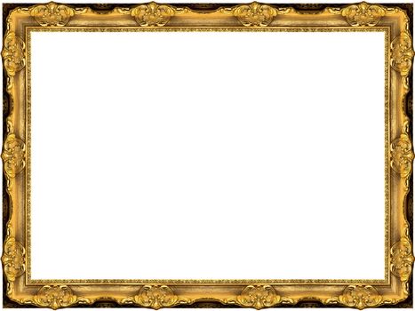 a picture frame on a white