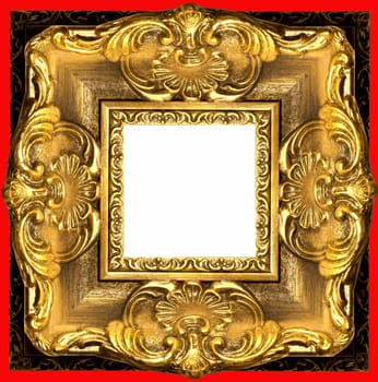 a picture frame on a white