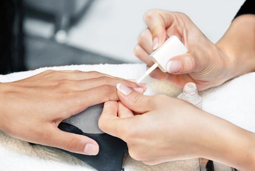 cosmetic beauty treatment for fingernails and hands
