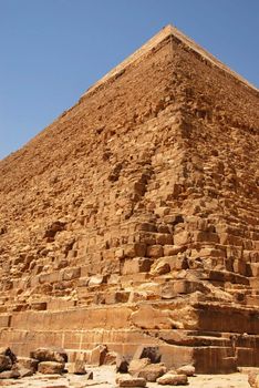 Kefren Pyramid on Giza in Egypt, Cairo