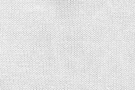 White knitted cotton mesh.