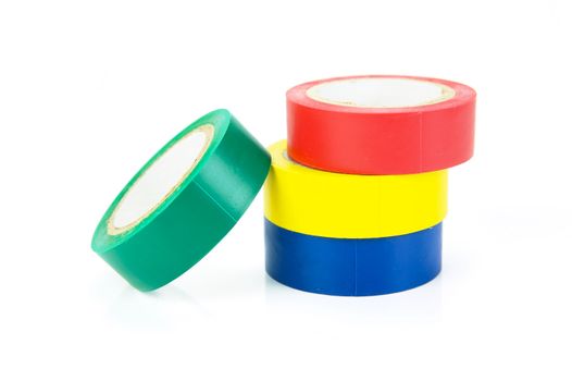 Electrical tape isolated against a white background