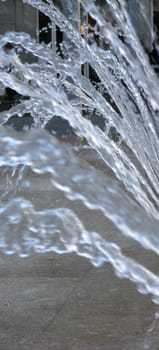 water from fountains