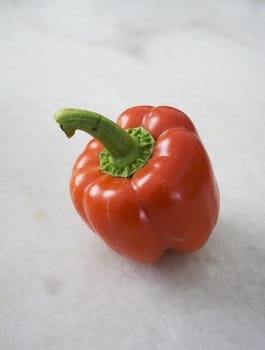 Red Pepper on Mable Background