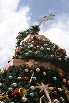 Christmas decoration found in a shopping area.