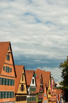 roof tops of Dinkelbuhl, Germany