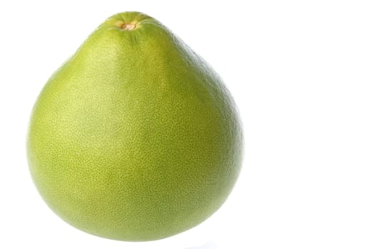 Isolated image of a fresh pomelo.