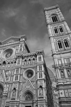 Architectural Detail of Piazza del Duomo in Florence, Italy