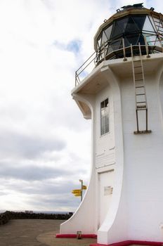 Cape Reinga lighthouse in New Zealand at the tip of the north island.