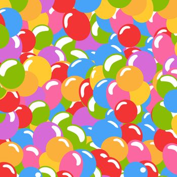 Lots of balloons background in many colors