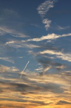 sky and cloud