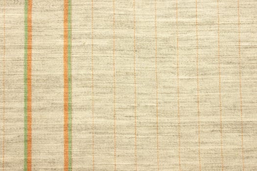 Natural linen striped textured fabric textile 
