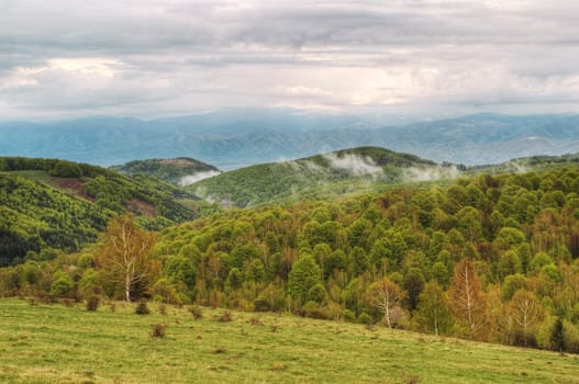 a beautiful romanian mountain landscape