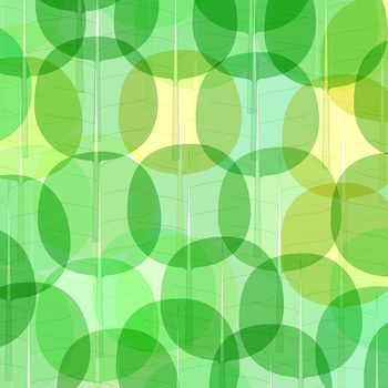 texture of abstract bright green round tree shapes