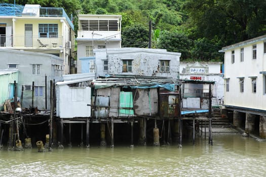 Tai O fishing village with stilt-house in Hong Kong