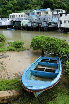 Tai O fishing village with stilt-house in Hong Kong