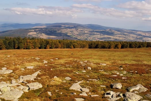 a beautiful romanian mountain landscape