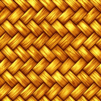 details of seamless intertwined structure in warm yellow  