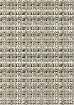 seamless 3d texture of metallic woven strings