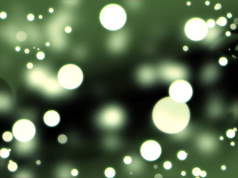 An image of a nice green lights background
