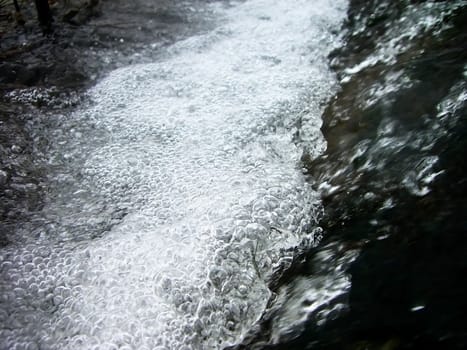 bubble, Water, river, background, texture, type, creek, waterfall, bright, abstraction, seething flow, spume