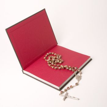 Black book and rosary