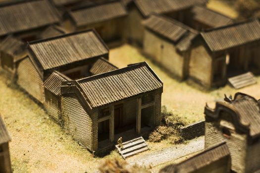 model of chinese village 