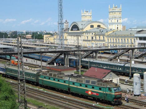 Kind on railway station and station Kharkov on the part of Cold mountain