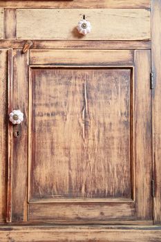 fragment of the antique wooden furniture