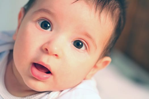 close-up portrait of my little son