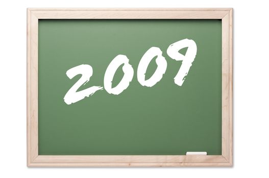 Chalkboard Series Isolated on a White Background - 2009
