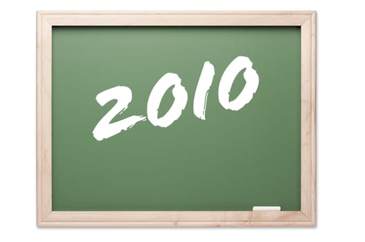Chalkboard Series Isolated on a White Background - 2010