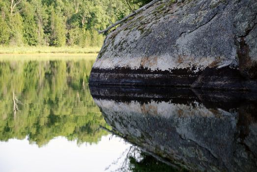 Picture of a typical beautiful North American landscape