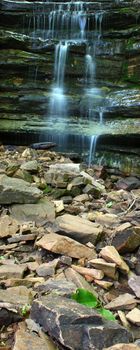 Waterfall at Monte Sano State Park in northern Alabama.