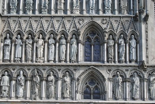 wall detail on Nidarosdomen church